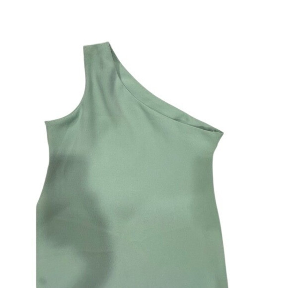 Petal Pup -Nadene one Shoulder Midi Dress‎ Mint  Green  Size US 14 - Picture 5 of 9